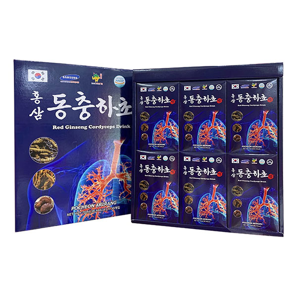 Nước Hồng Sâm Đông Trùng Hạ Thảo Bổ Phổi Hàn Quốc