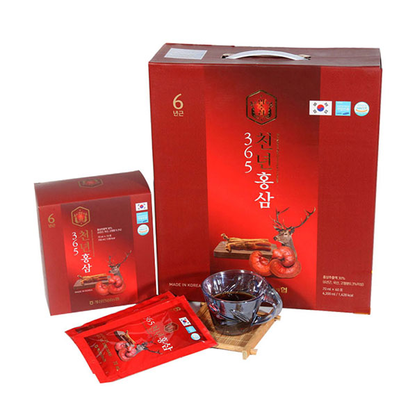 Nước Hồng Sâm Linh Chi Nhung Hươu 365 Hansusam