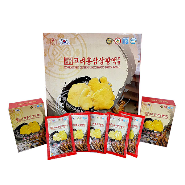 Nước Hồng Sâm Nấm Thượng Hoàng Jeong Won Korean Red Ginseng Sanghwang Drink Royal