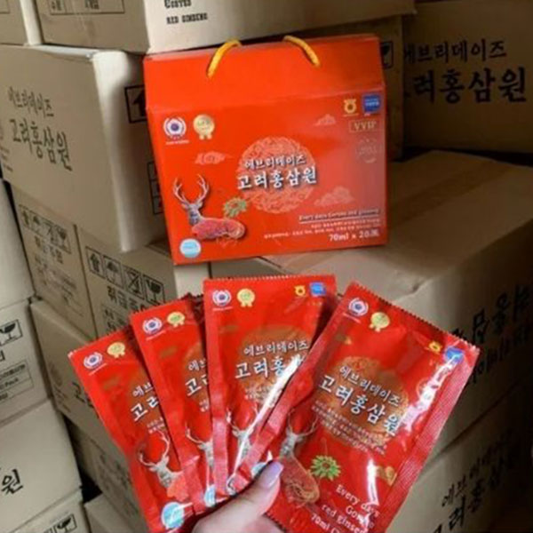 Nước Hồng Sâm Nhung Hươu Linh Chi Hàn Quốc
