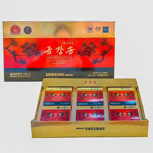 Tinh Dầu Thông Đỏ Samsung Bio Pharm Kumgangsong Premium