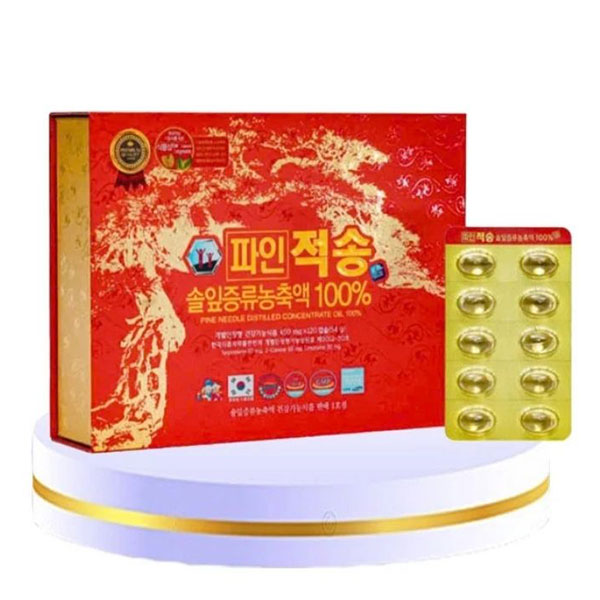 Viên Tinh Dầu Thông Đỏ Chính Phủ Hàn Quốc Pine Jeok Song Gold